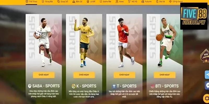 Hợp tác cùng 4 nhà phát hành game thể thao hàng đầu